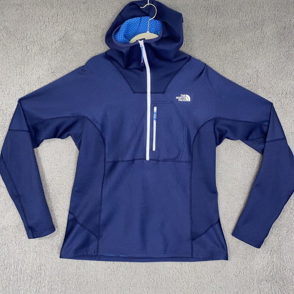 The North Face FuseForm Dolomiti 1/4 Zip Hoodie Women’s Sz XL -Blue-